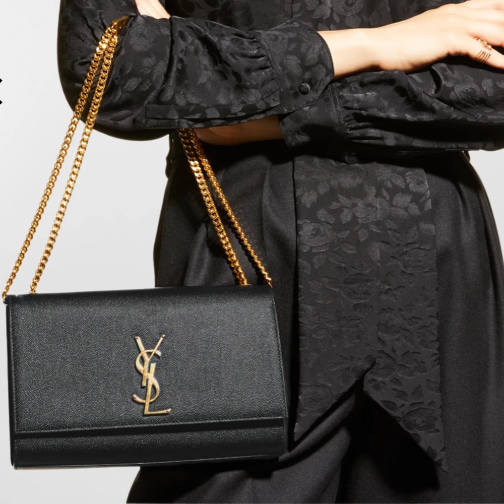 Kate Medium YSL Crossbody Bag in Grained Leather